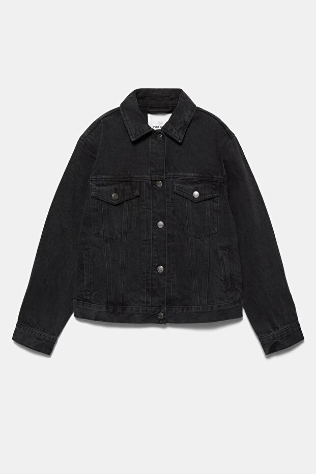 Denim trucker ceket - 8