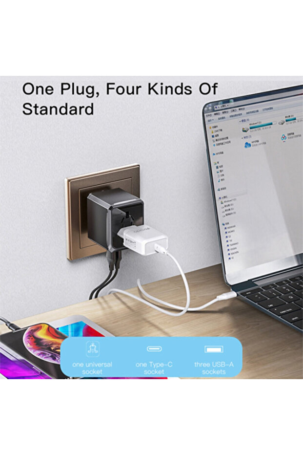 Încărcător MC10, 3xUSB, Tip C - 2