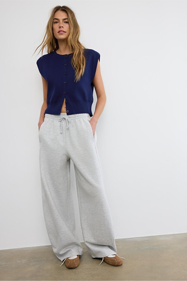 Omuz pedli triko yelek - 2