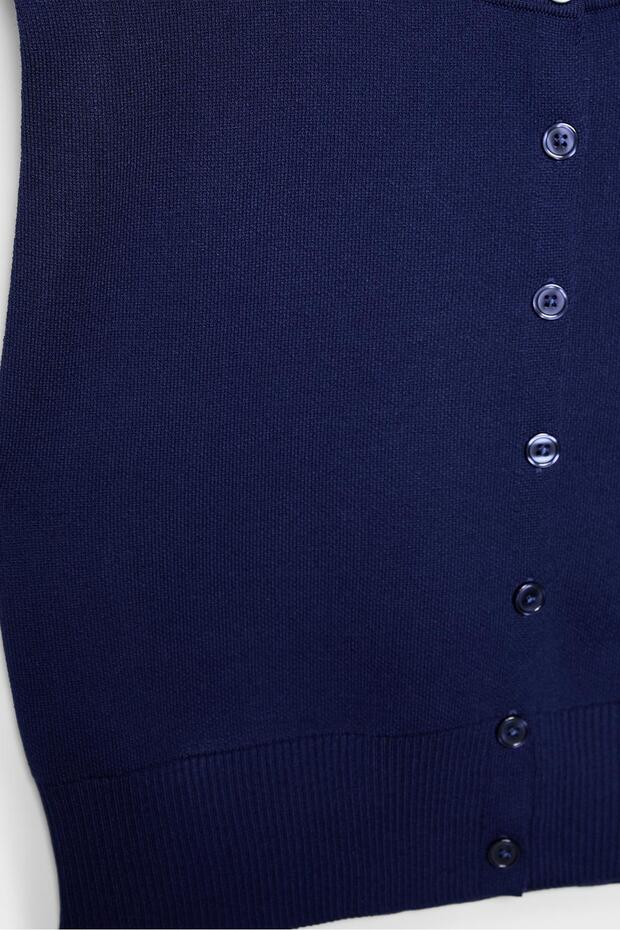 Omuz pedli triko yelek - 8