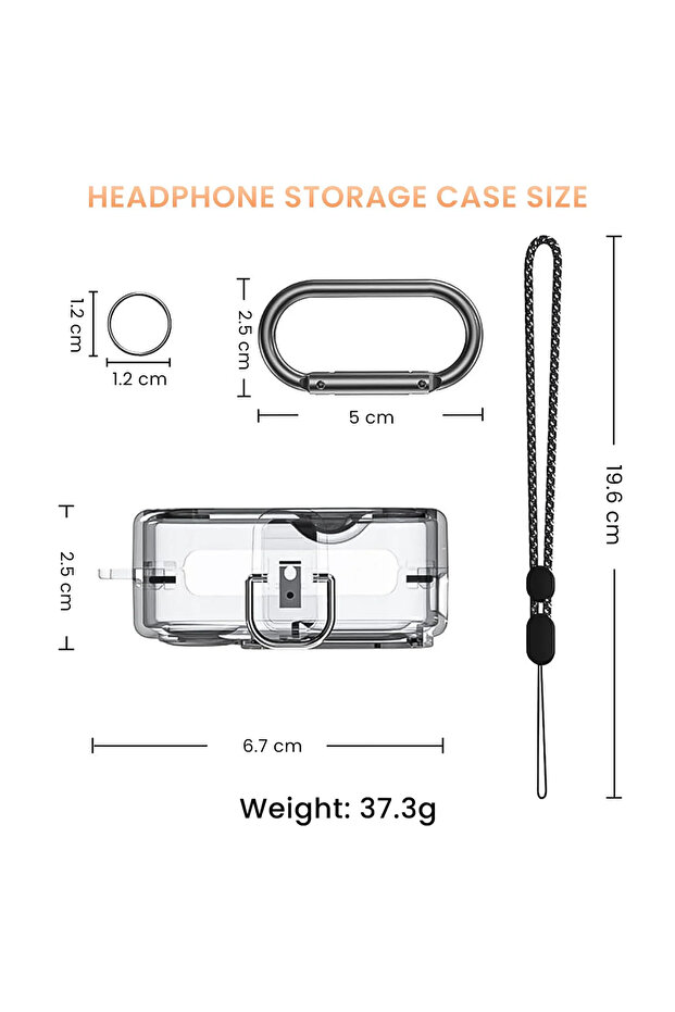 غطاء حماية آمن للأذنين (2) شفاف - 8