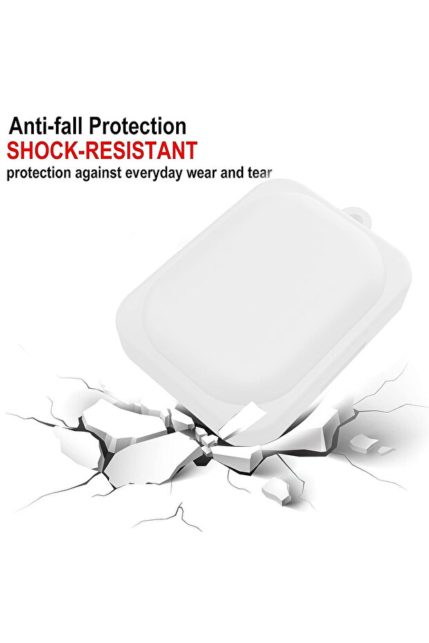 غطاء للأذن (A) مصنوع من السيليكون غير اللامع باللون الأحمر مع جهاز تعليق - 6