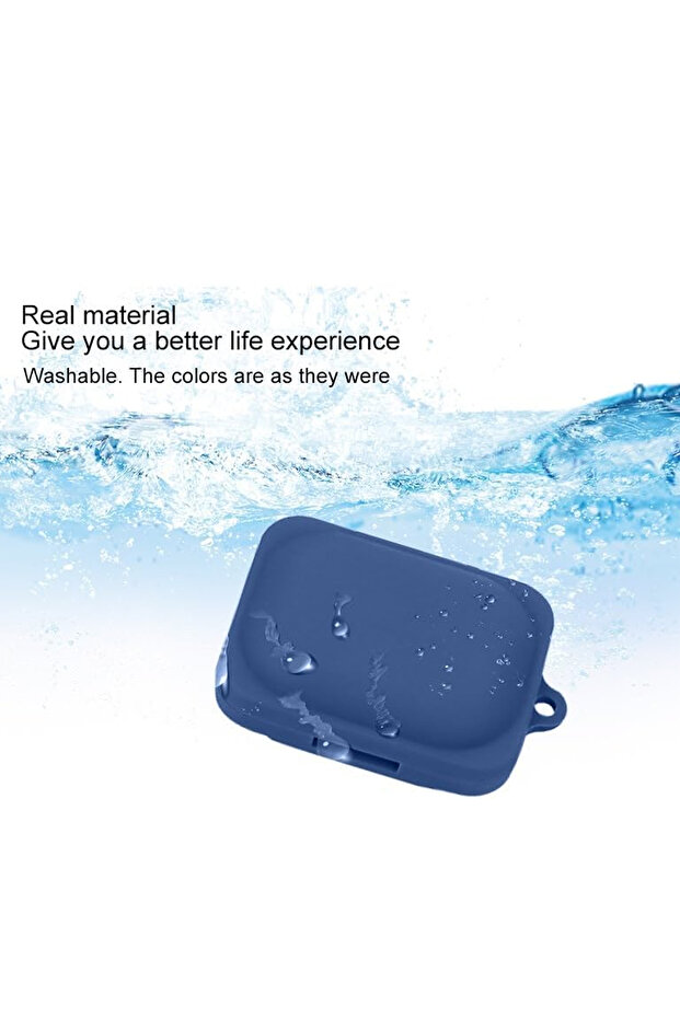 غطاء للأذن (A) مصنوع من السيليكون غير اللامع باللون الأحمر مع جهاز تعليق - 5