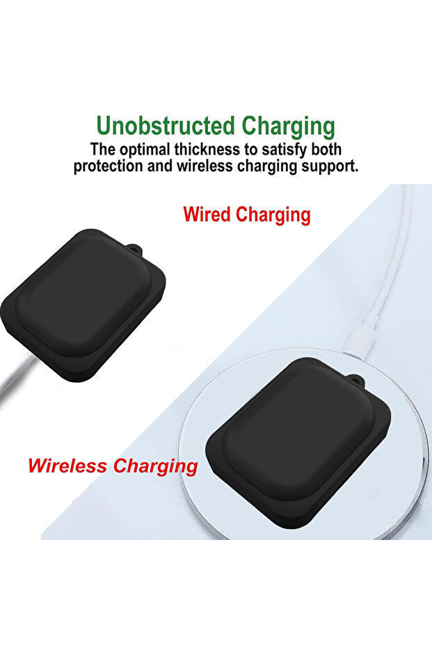 غطاء للأذن (A) مصنوع من السيليكون غير اللامع باللون الأحمر مع جهاز تعليق - 7