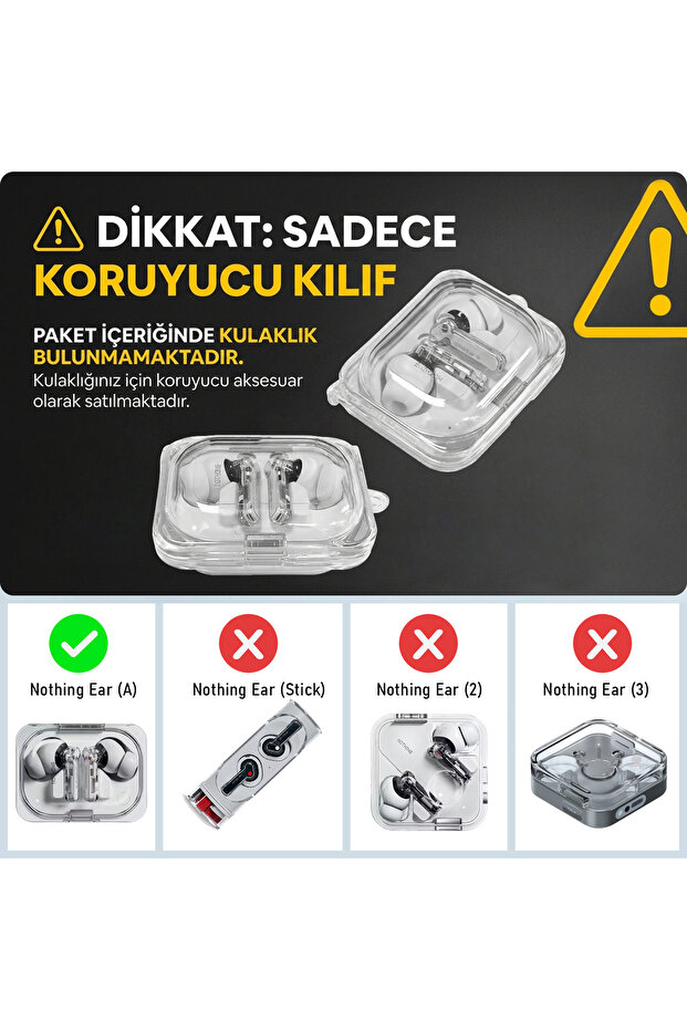 غطاء حماية آمن للأذن (A) شفاف - 3