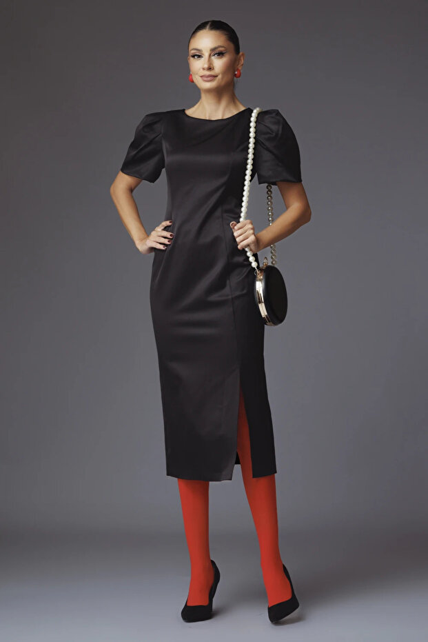 Rochie Priscilla neagra - 1