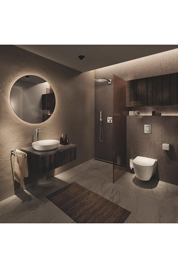 PRZYCISK BRUSHED HARD GRAPHITE - 1