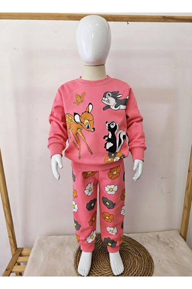 طقم ملابس للأطفال من قطعتين (علوي وسفلي) - 2