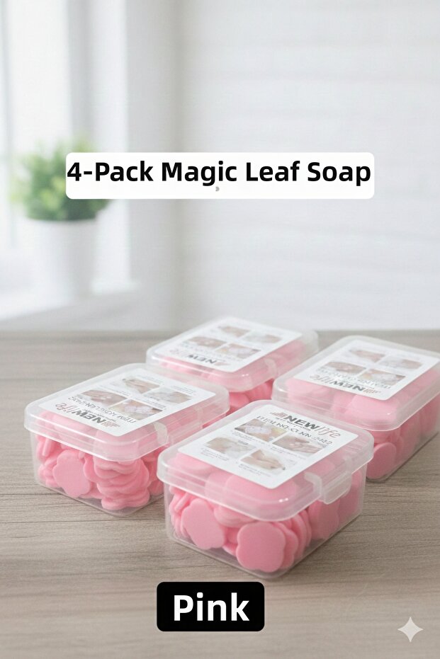 صابون ماجيك ليف سوب 4 بي كي، صابون متعدد الاستخدامات على شكل أوراق - 1