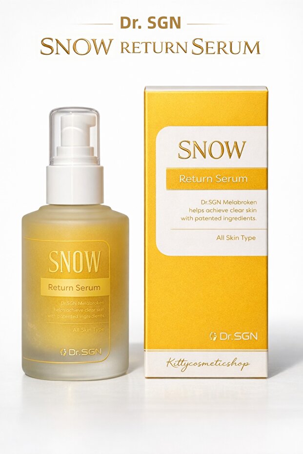 Dr.Sgn Snow Return Serum 50ml (Brightening and Renewing Serum Against Blemishes)