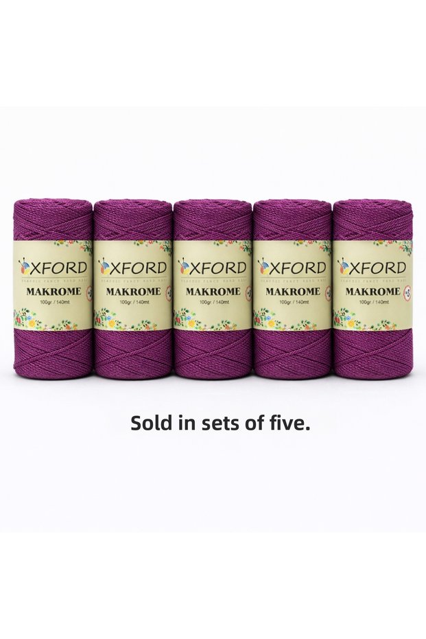 Oxford Macrame Cord No:3 5-Pack