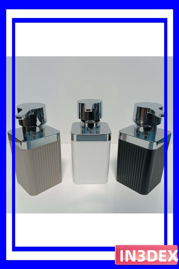 موزع الصابون السائل المزخرف بالكروم منتج واحد - 1