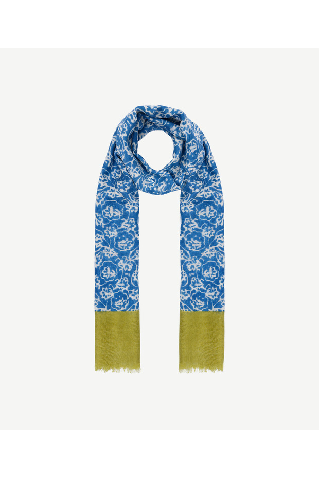 شال صوف منقوش - 1