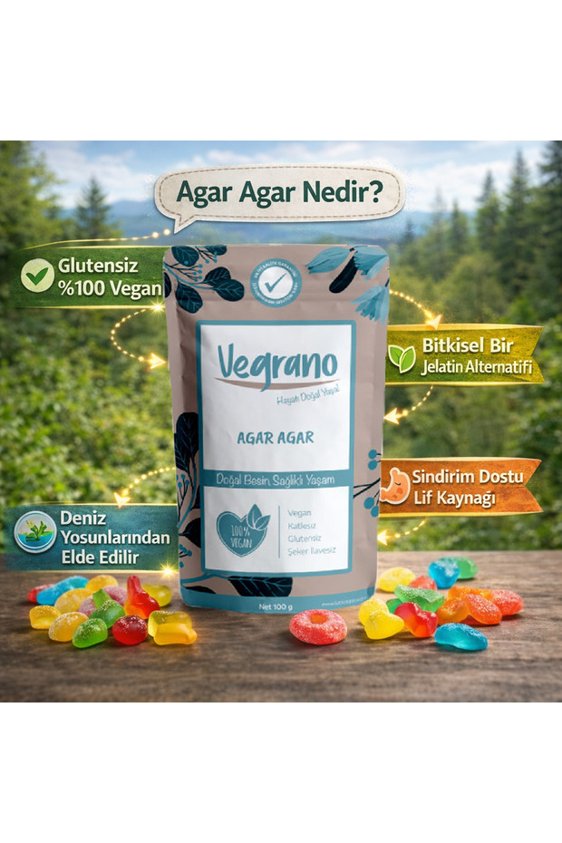 Agar Agar 100 Gr - 1