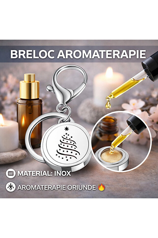 Aromatherapy Keychain, Essential Oil Diffuser V3 - 1