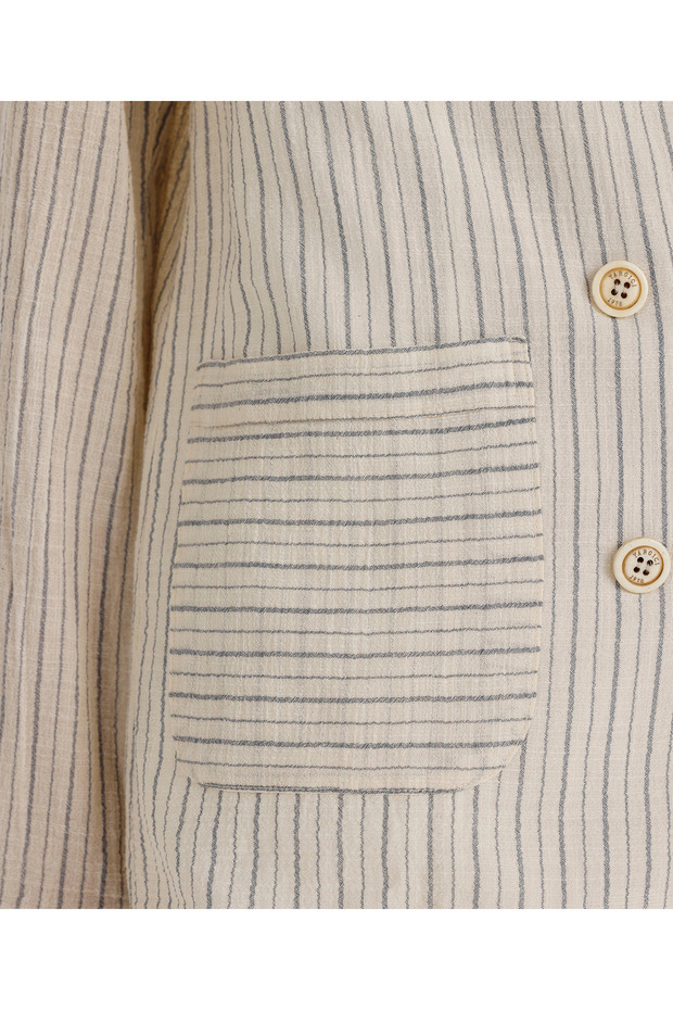 سترة إغلاق مزدوجة الصدر - 3