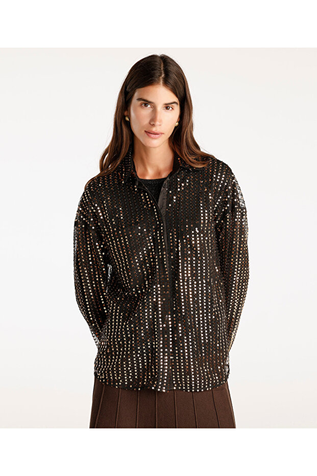 Payetli Gömlek - 3