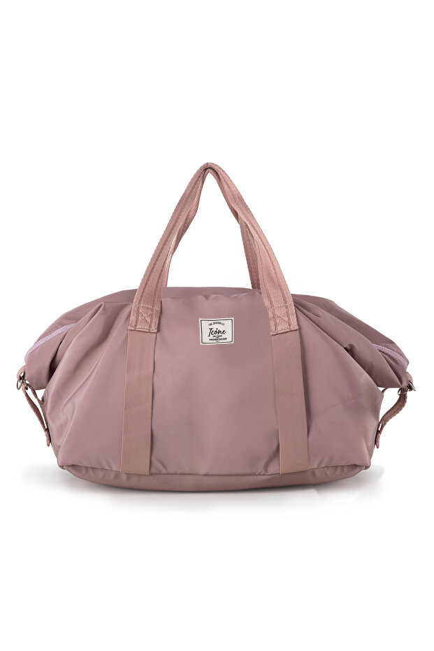 ICONE BAG Icone Mat için Fermuar Kapamalı Yoga, Pilates, Fitness ,Gym Spor Çantası Pudra