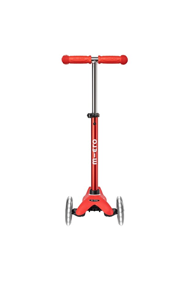 Mini Deluxe 3 Tekerlekli Scooter LED Red - 8