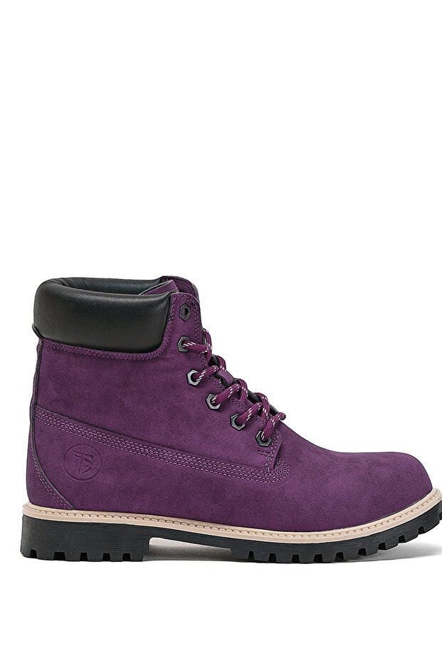 Uniszex lila kényelmes termotalp csizma - 1