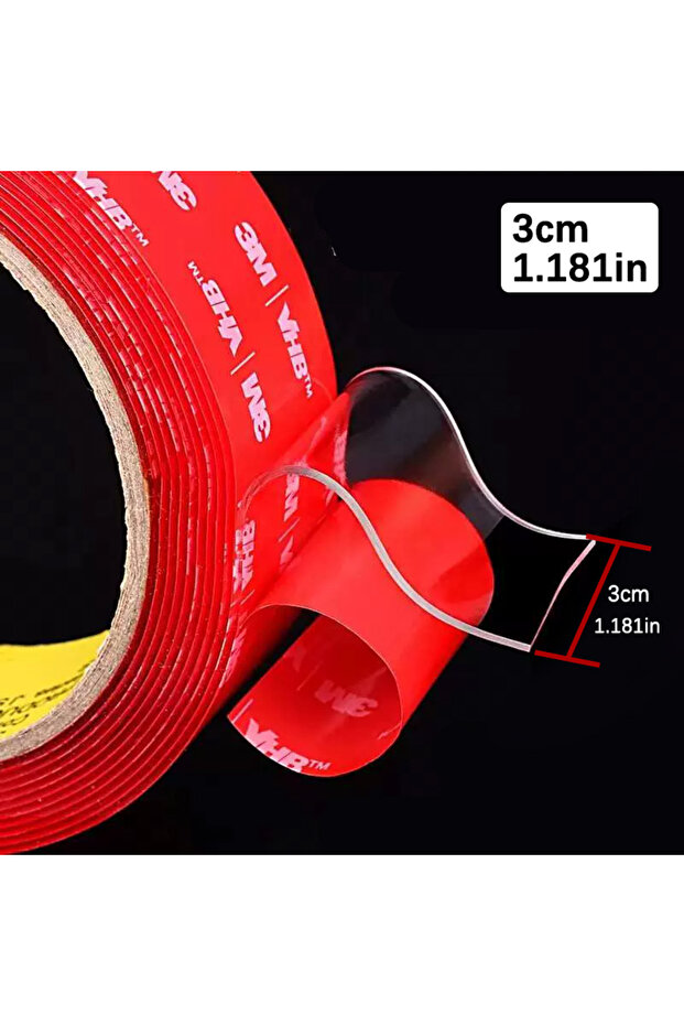 30mm-3m1.181in-118in double sided tape VHB strong double sided tape strong adhesive acrylic tr
