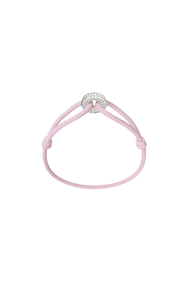 Rose Soho Pavé Cord Bracelet