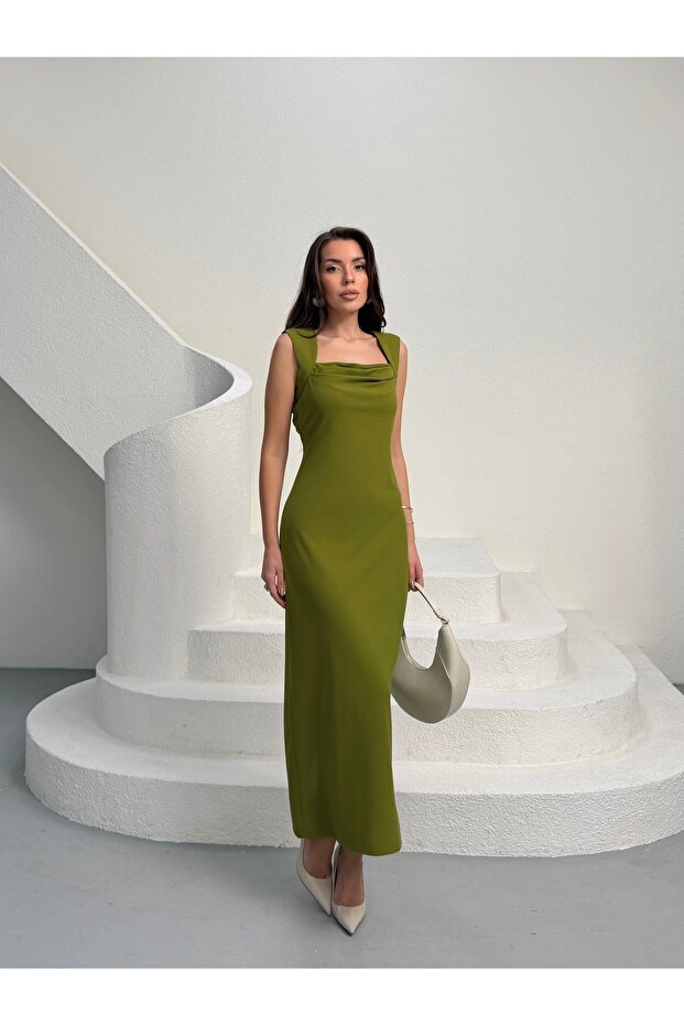 AROW Maxi Elbise - 4