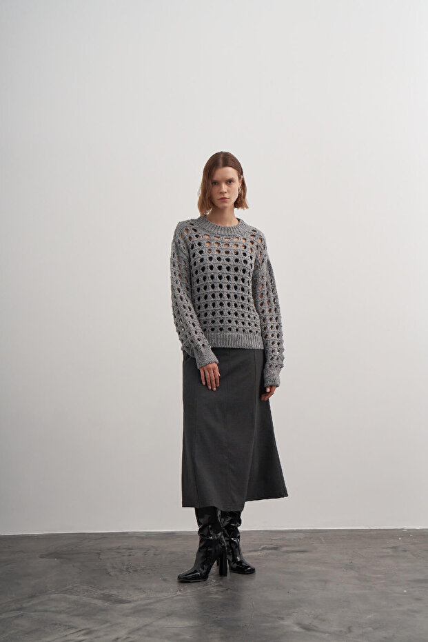 Delikli Kazak - Benetton - 4