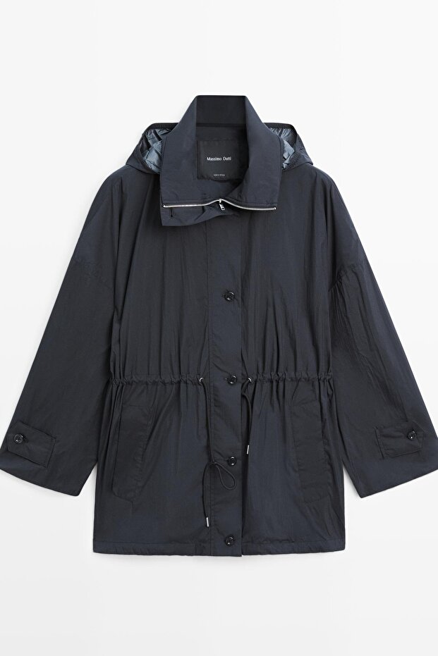 Teknik kumaş parka - 5