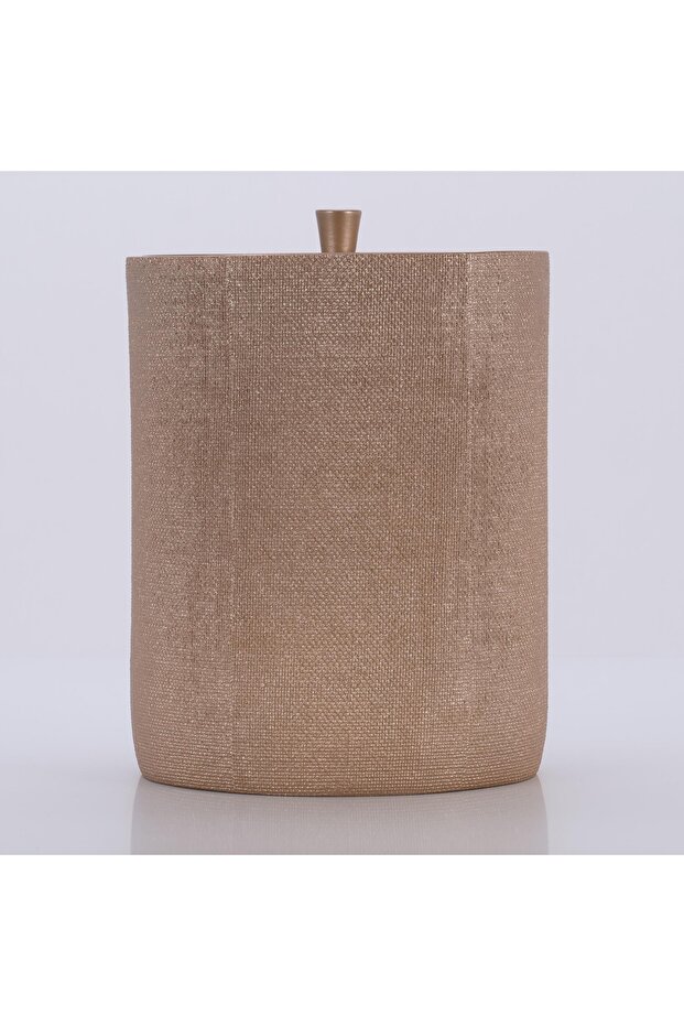 Linen Çöp Kovası Vizon - 1