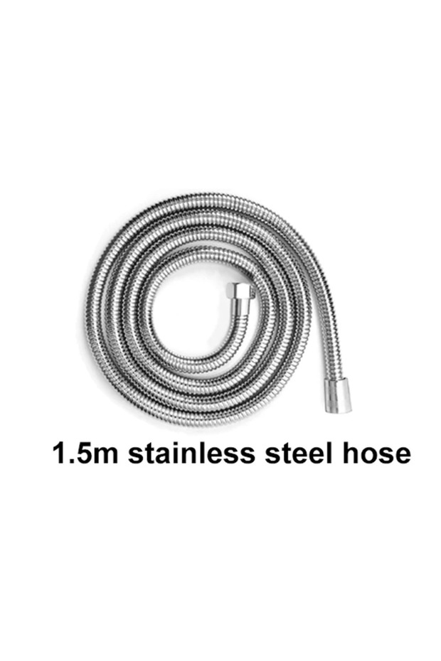 Silver Hose 1PC ABS Filtered Shower Head Anti Limestone High-Pressure Water Saving Handheld Clear Sh