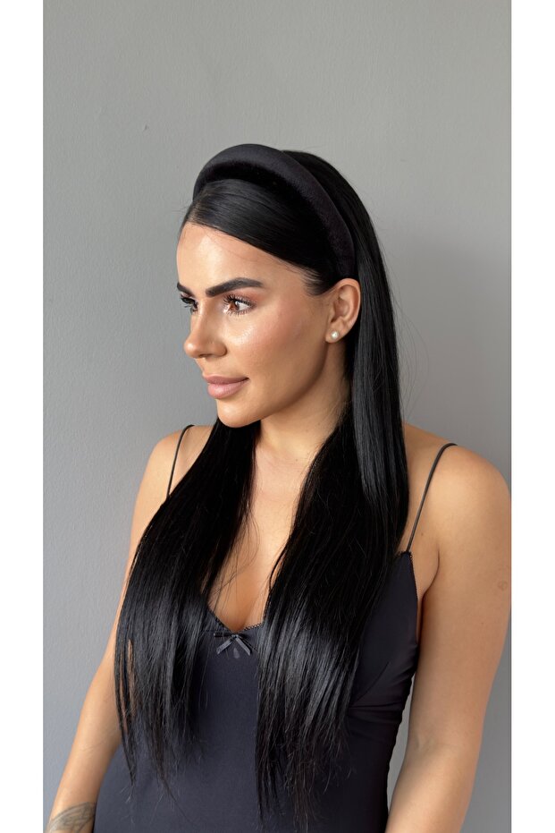 Women's Crown Velvet Padded, Soft Hair Accessory