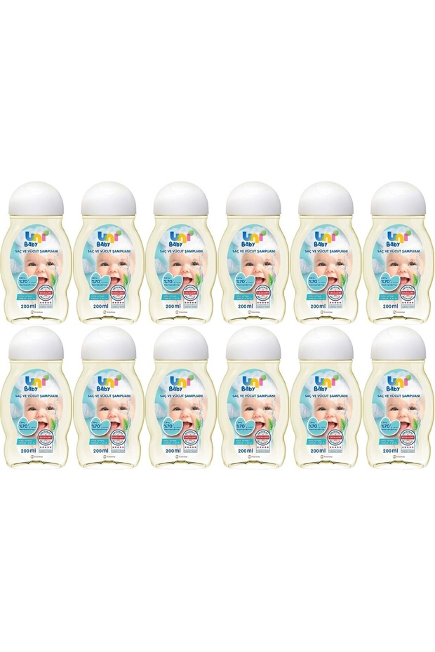 Baby Hair and Body Shampoo 200ml Classic (Set of 12)