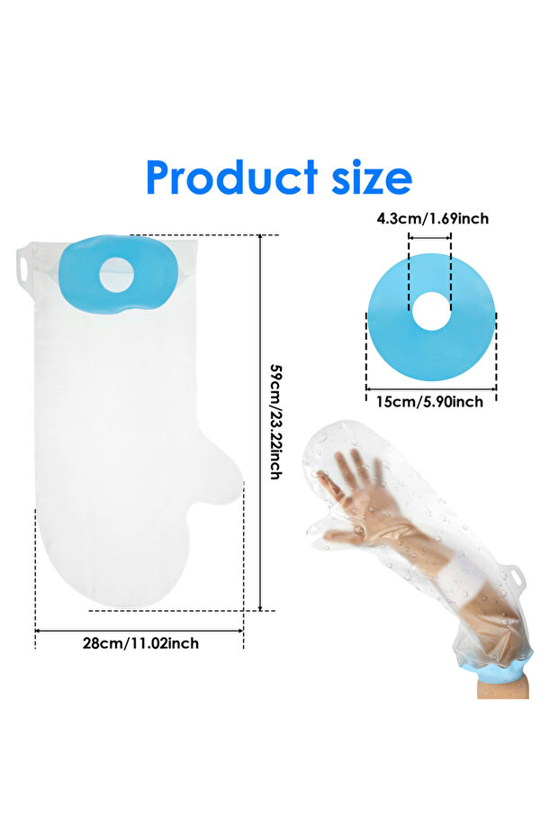 Long arm style Arm Cast Cover Waterproof Shower Bandage and Cast Protector Sealed Wound Fracture Arm