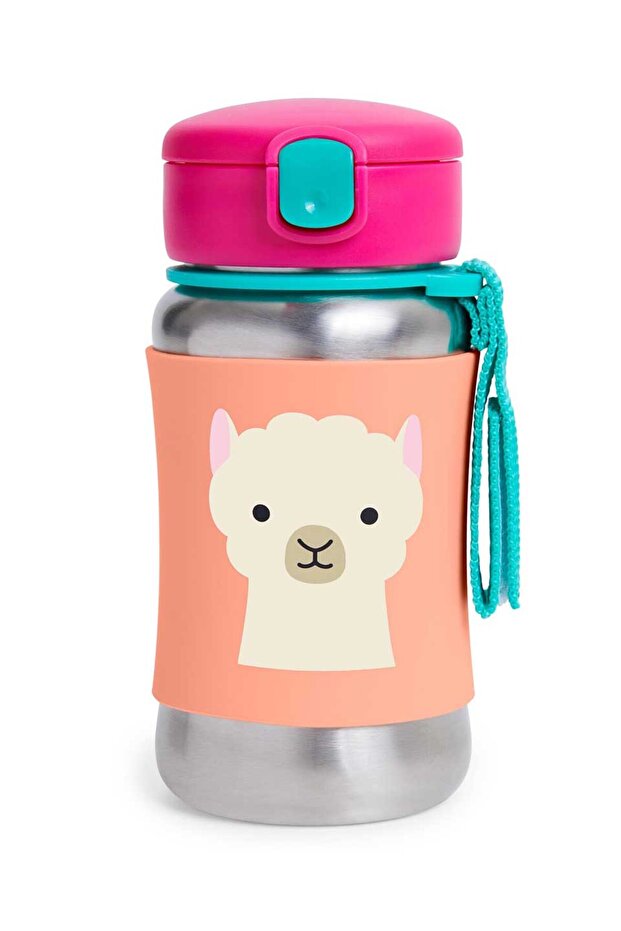 Zoo Stainless Steel Drinker Lama with Straw