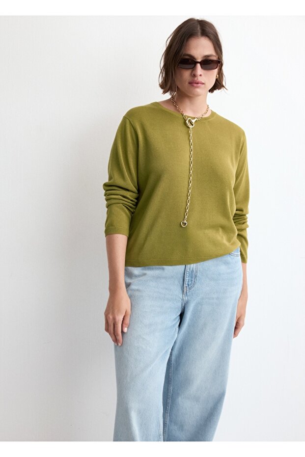 Uzun kollu triko kazak - 8