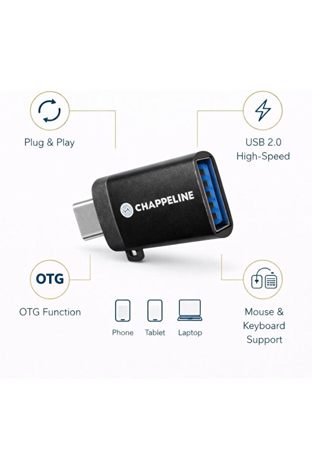 محول USB OTG من النوع C من Chapeline - 2