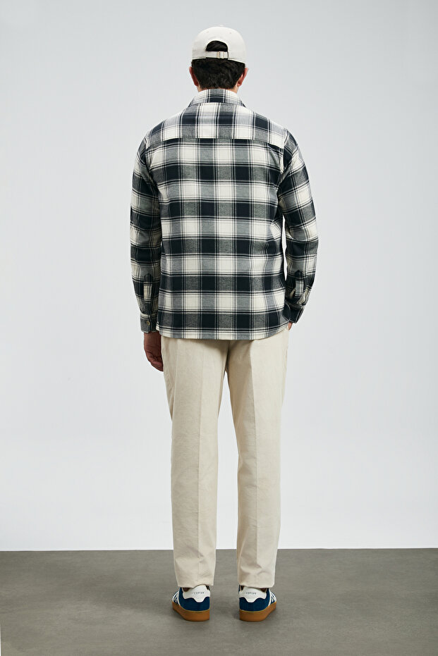 Years Erkek Basic Gömlek Regular Fit Lacivert - 6