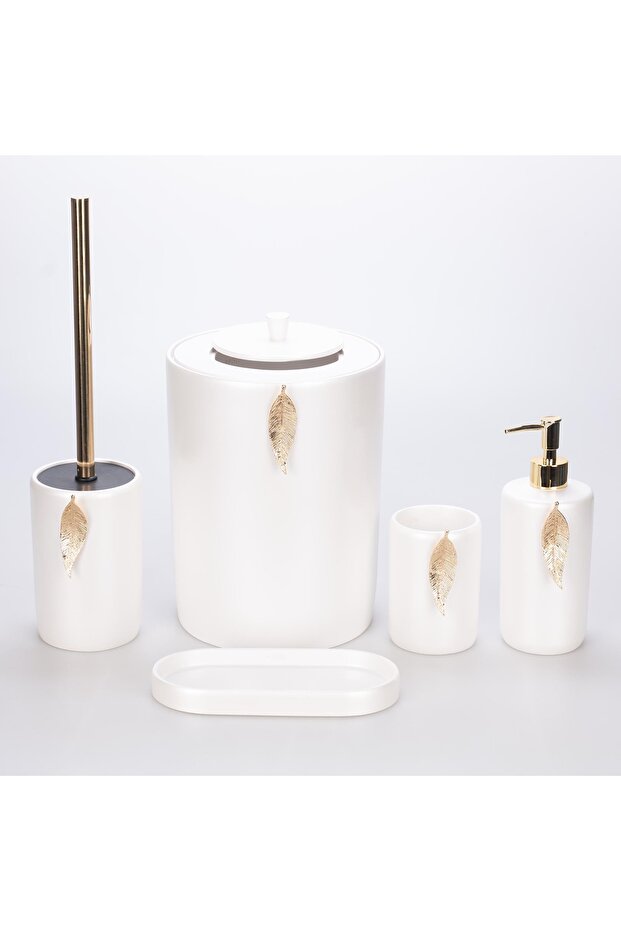Leaf Banyo Seti Inci Altın - 2