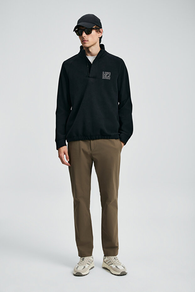 Hazel Erkek Sweatshirt Siyah - 2