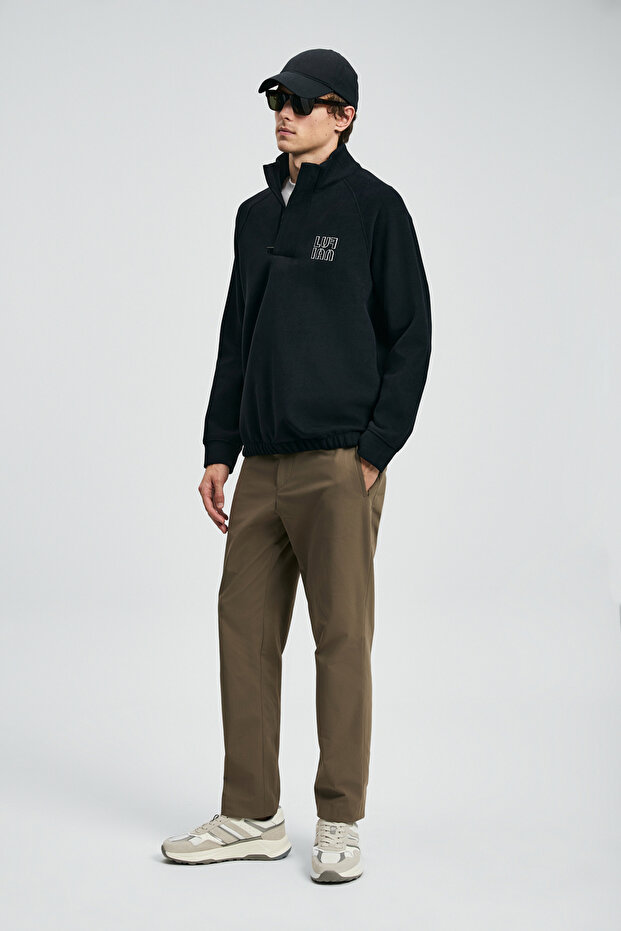 Hazel Erkek Sweatshirt Siyah - 3