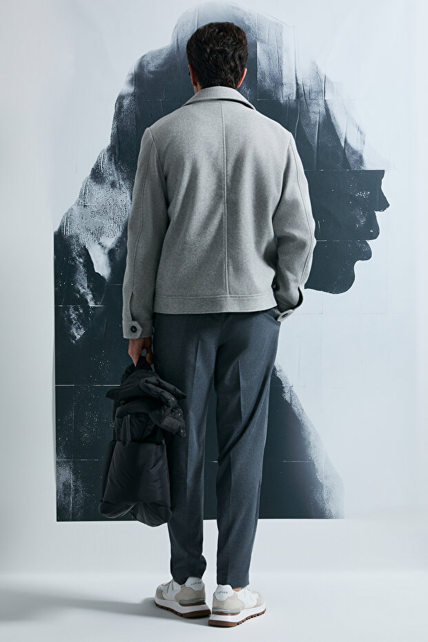 Good Erkek Örme Ceket Gri - 6