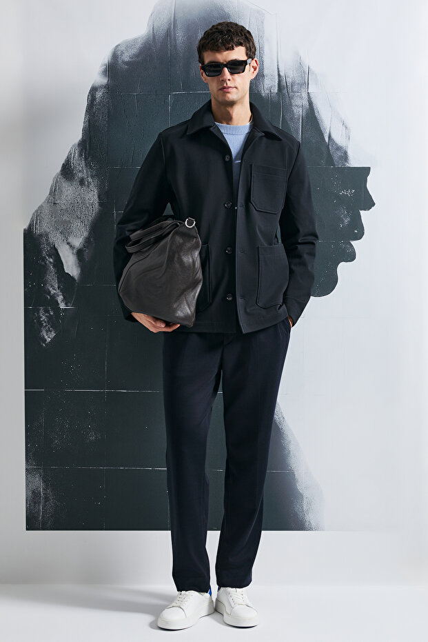 Tomas Erkek Örme Ceket Lacivert - 3