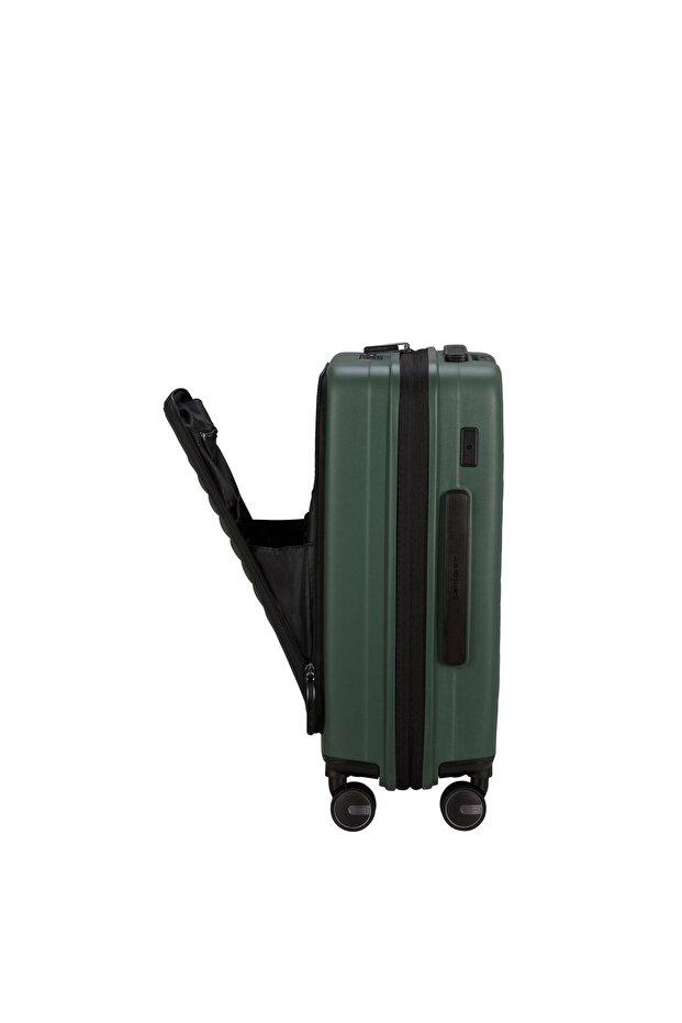 Koyu Yeşil Restackd - Körüklü 55/20 Kabin Boy Valiz - 5