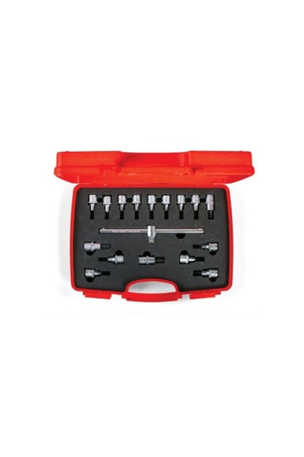 1/2 17-Piece Lokmali Allen&Torx Bit Set Tk.