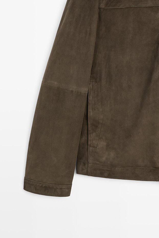 Süet deri ceket - 7