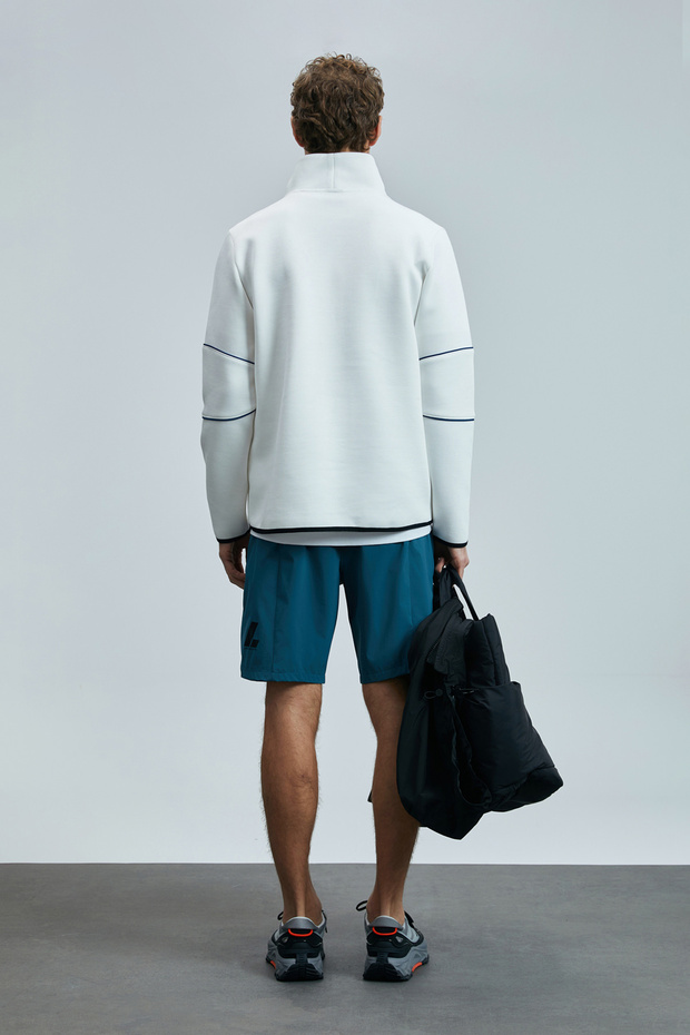 Second Erkek Şort Eşofman Mavi - 6