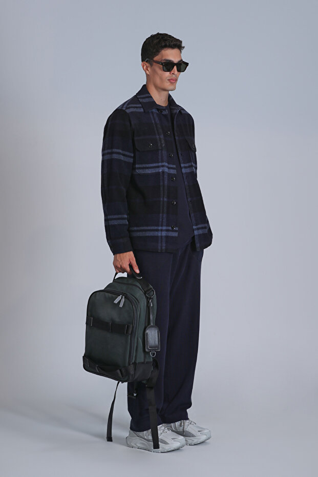 Barder Erkek Basic Gömlek Slim Fit Lacivert - 2