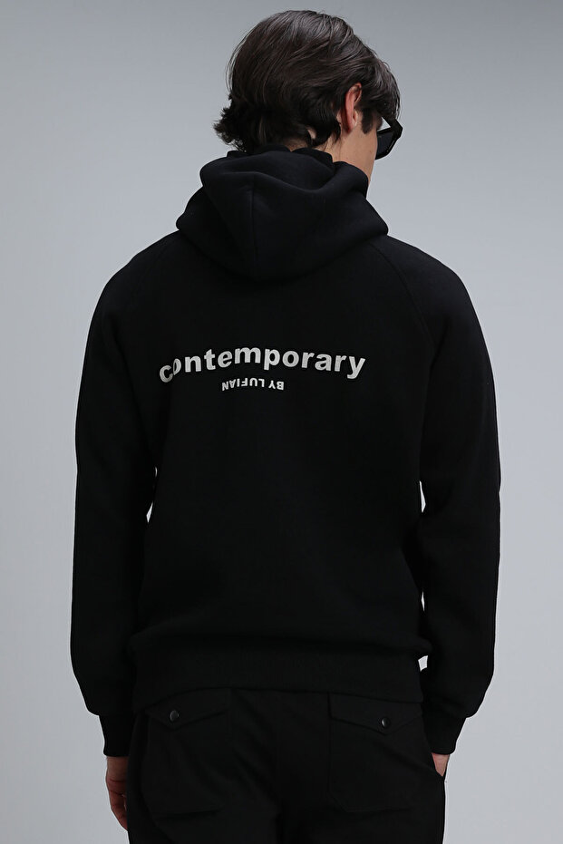 Luıs Erkek Sweatshirt Siyah - 6