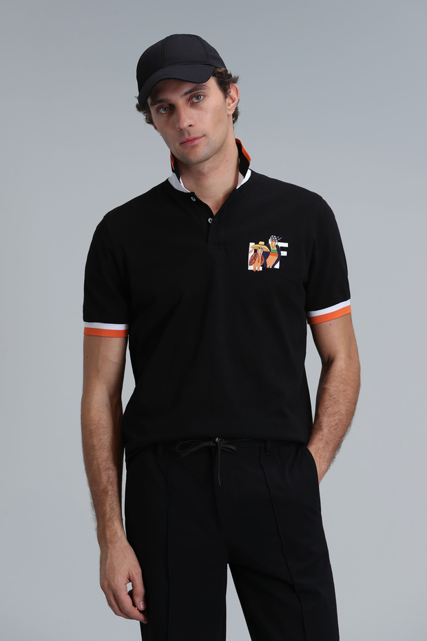 Ruby Smart Erkek Polo Tişört Siyah - 3